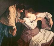 Orazio Gentileschi Martha tadelt ihre Schwester Maria USA oil painting artist